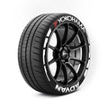 YOKOHAMA ADVAN Tyre Stickers With Flares Kit
