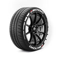 Zeknova Tyre Stickers With Flares Kit
