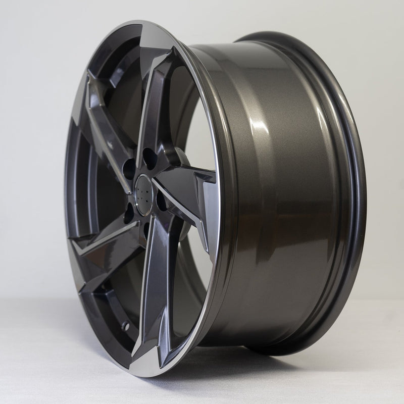 19x8.5" Concept TTRS Twist Style Alloy Wheels Gunmetal Machined