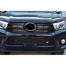 Toyota Hilux (AN120 / AN130) - Front Grille Set - Black Finish (2015 - ) Omi Grille