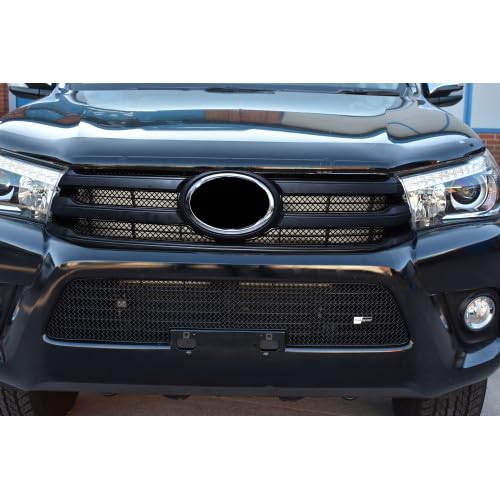 Toyota Hilux (AN120 / AN130) - Front Grille Set - Black Finish (2015 - )