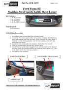 Ford Focus ST - Lower Grille Set - Silver finish (2005 to 2007)