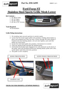 Ford Focus ST - Lower Grille Set - Silver finish (2005 to 2007) Omi Grille
