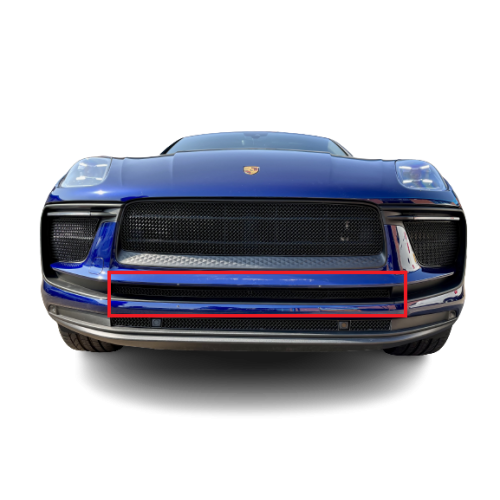 Porsche Macan Base, S and GTS 2021 Facelift / 2022 - Centre Grille - Black finish (2021 to )