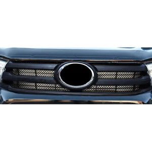 Toyota Hilux (AN120 / AN130) - Upper Grille Set - Silver Finish (2015 - )