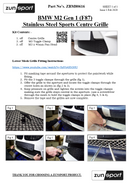 BMW M2 Gen 1 (F87) - Front Grille Set - Black Finish (2016 - 2018)