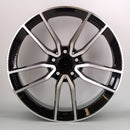 19x8.5" Mercedes AMG Twist Style Alloy Wheels — Black Machined Face — OEM Style for Mercedes-Benz | OMI Wheels UK Ireland
