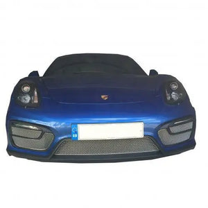 Porsche Cayman/Boxster 981 GTS - Front Grille Set - Silver finish (2014 to 2016)
