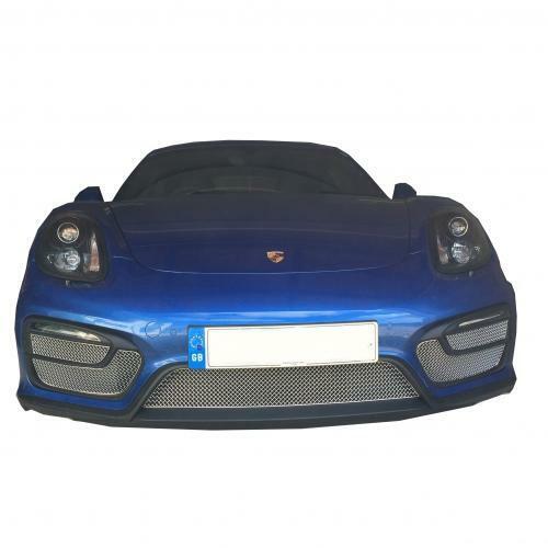 Porsche Cayman/Boxster 981 GTS - Front Grille Set - Silver finish (2014 to 2016)