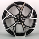 19x8.5" Audi SQ8 Style Alloy Wheels — Black Machined Face — OEM Style for Audi | OMI Wheels UK Ireland