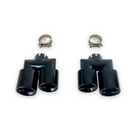 LandRover Defender Exhaust Tips - Black (2020 -) Omi Grille