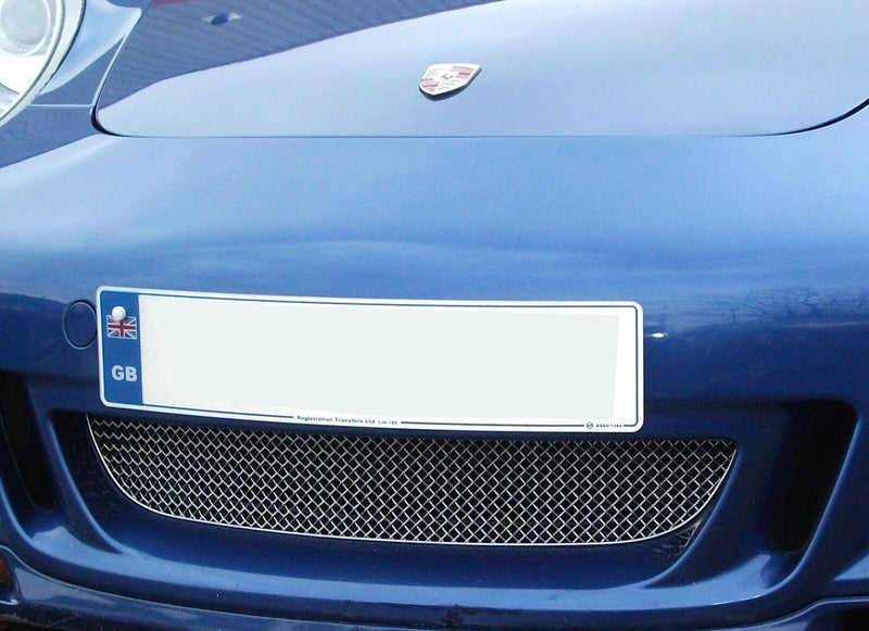 Porsche 997.1 GT3 - Centre Grille - Silver finish (2006 - 2009)