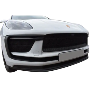 Porsche Macan Base 2021 Facelift / 2022 with Driving Camera - Front Grille Set - Black finish (2021 to )