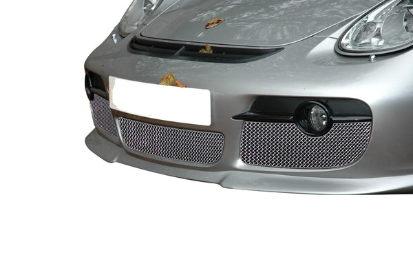 Porsche Cayman 987.1 -Full Grille Set (Manual and Tiptronic) - Silver finish (2005 to 2009)