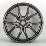 19x8" Ford Focus RS Style alloy wheel in gunmetal, 5x108 - front face