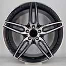 19x8.5" Mercedes 225 Style Alloy Wheels — Black Machined Face — OEM Style for Mercedes-Benz | OMI Wheels UK Ireland