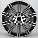 22x10" /10 Porsche Style Alloy Wheels — Black Machined Face — OEM Style for Porsche | OMI Wheels UK Ireland