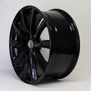 19x8.5" Model S Style Alloy Wheels Black