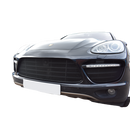 Porsche Cayenne Turbo Pre-Facelift - Front Grille Set - Black Finish (2011 - 2014)