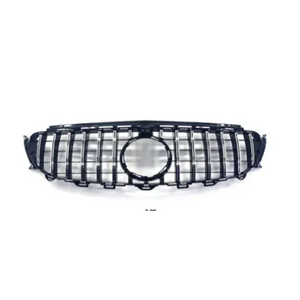 Mercedes E Class W213 AMG GT-R Panamericana Style Front Grille - Black / Chrome (2016 - 2020)