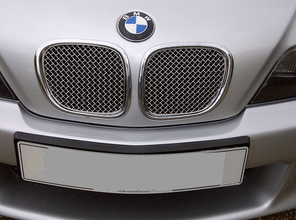 BMW Z3 Top Grille Set - Silver finish (1996 to 2002)