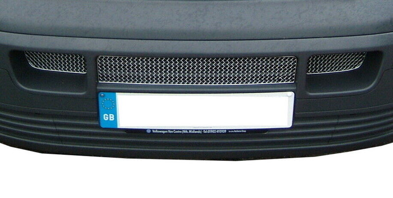 Volkswagen T5 Lower Grille Set - Silver finish (2003 to 2006)