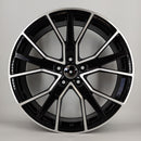 19x8.5" SQ7 Style Alloy Wheels — Black Machined Face — OEM Style for Audi | OMI Wheels UK Ireland