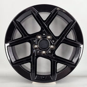 18x8" Mercedes Mercedes C63 AMG Multi Spoke Style alloy wheel in gloss black, 5x112 - front face