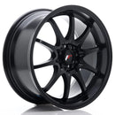 17x85" JR Wheels JR5 Alloy Wheels 5x100 ET35 Black — Per Wheel