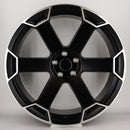 20x9" Audi 2024 SQ8 Style Alloy Wheels — Satin Black Polished Face — OEM Style for Audi | OMI Wheels UK Ireland
