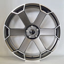22x9.5" Audi 2024 SQ8 Style Alloy Wheels — Satin Gunmetal Polished Face — OEM Style for Audi | OMI Wheels UK Ireland