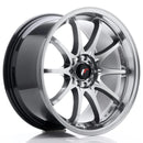 18x95" JR Wheels JR5 Alloy Wheels 5x100 ET38 Hyper Black — Per Wheel