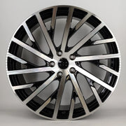 21x9" Audi Audi RS5 Style alloy wheel in black machined, 5x112 - front face