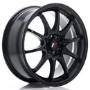 17x75" JR Wheels JR5 Alloy Wheels 5x100 ET35 Black — Per Wheel