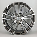 20x9" Audi 2020 RS7 Performance Style Single Replacement Alloy Wheel — Silver Gunmetal Machined Face — OEM Style for Multiple | OMI Wheels UK Ireland