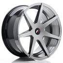 20x10" JR Wheels JR20 Alloy Wheels 5x114.3 ET40 Hyper Black — Per Wheel