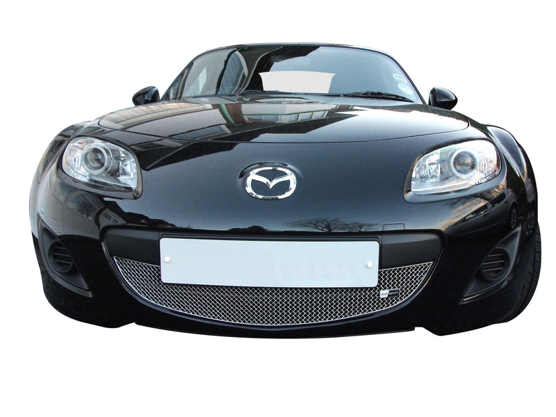 Mazda MX5 MK3.5 Convertible - Lower Grille - Silver Finish (2009 - 2012)