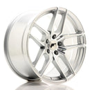 18x95" JR Wheels JR25 Alloy Wheels 5x112 ET40 Silver — Per Wheel
