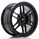 17x8 inch JR Wheels JR7 alloy wheels 5x114.3 Black cast — OMI Wheels