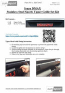 Isuzu DMAX - Upper Grille Set - Black Finish (2017 - )