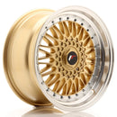 17x85" JR Wheels JR9 Alloy Wheels 5x100 ET35 Gold — Per Wheel
