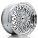17x85" JR Wheels JR9 Alloy Wheels 5x112 ET20 Silver — Per Wheel