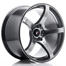 18x9.5 inch JR Wheels JR32 alloy wheels 5x114.3 Hyper Black cast — OMI Wheels