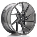 19x95" JR Wheels JR33 Alloy Wheels 5x120 ET40 Hyper Gray — Per Wheel