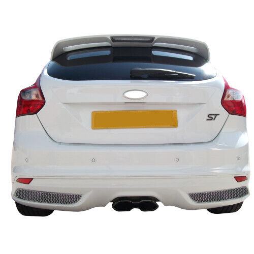 Ford Focus ST Mk3 - Rear Grille Set - Silver finish (2011 to 2014)