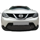 Nissan Qashqai (2.0 Diesel without Parking Sensors) - Lower Grille - Silver finish (2014 onwards) Omi Grille