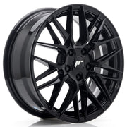 17x7 inch JR Wheels JR28 alloy wheels 5x114.3 Black cast — OMI Wheels