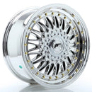 17x75" JR Wheels JR9 Alloy Wheels 5x112 ET35 Chrome — Per Wheel
