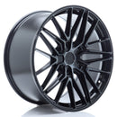 21x105" JR Wheels JR38 [Flow Formed] Alloy Wheels 5x112 ET20 Black — Per Wheel