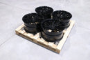 19x95" Concaver Complete Sets [Flow Formed] Alloy Wheels 5x114.3 ET30 Black — Per Wheel